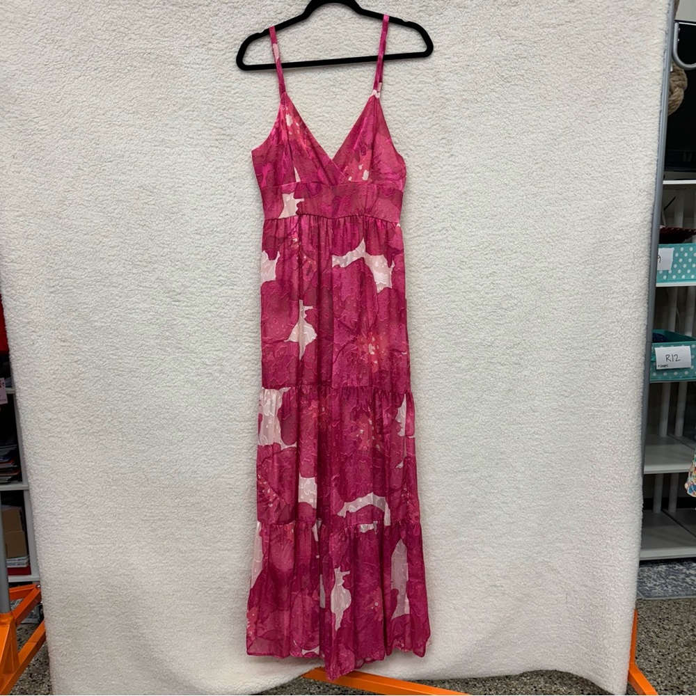 Size 2 - Slate & Willow - Pink Floral Jumpsuit Rent the Runway RTR $260 msrp - Picture 5 of 14